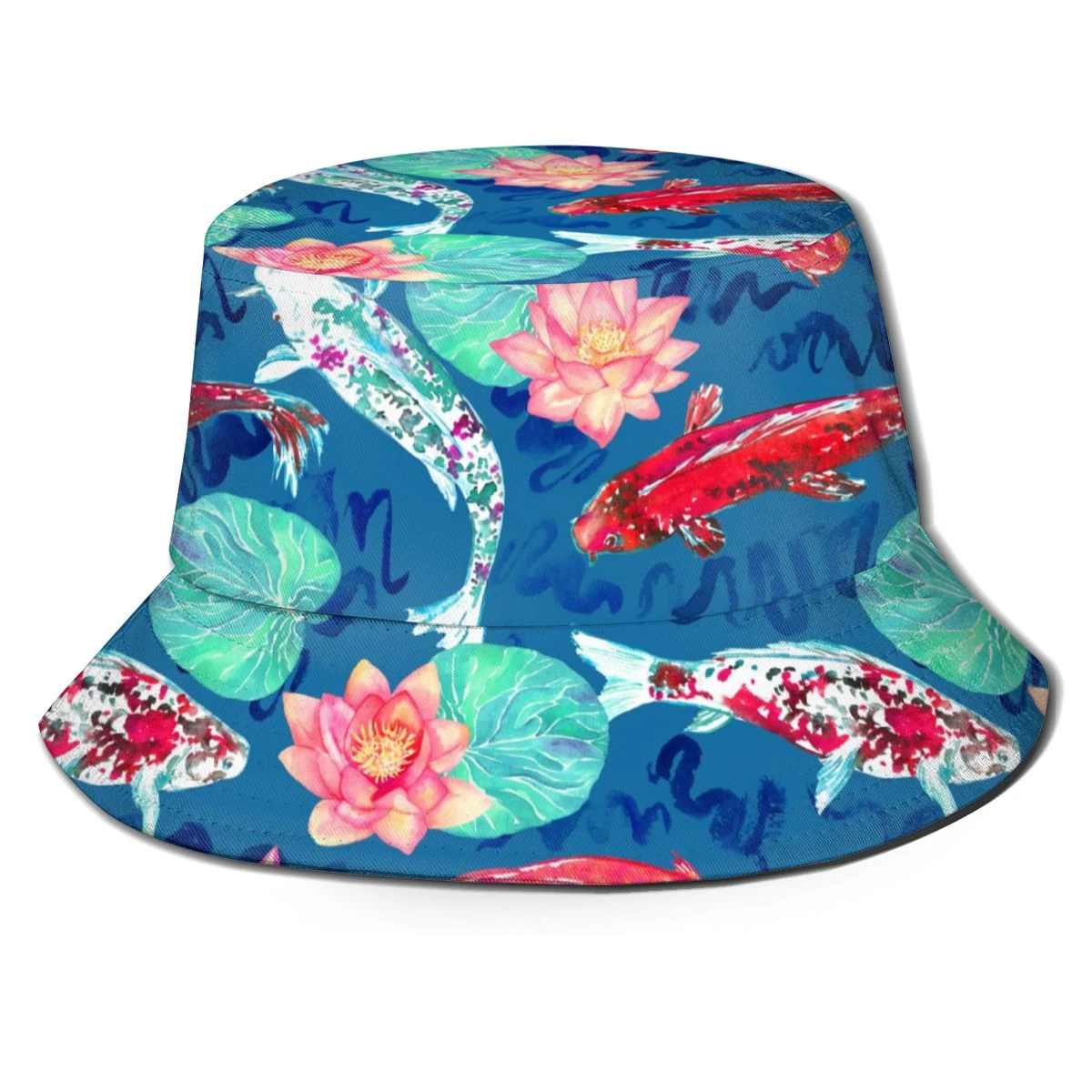 LOTUS BUDS PATTERN BUCKET HAT GAKKIN 帽子 ハット 帽子 ハット