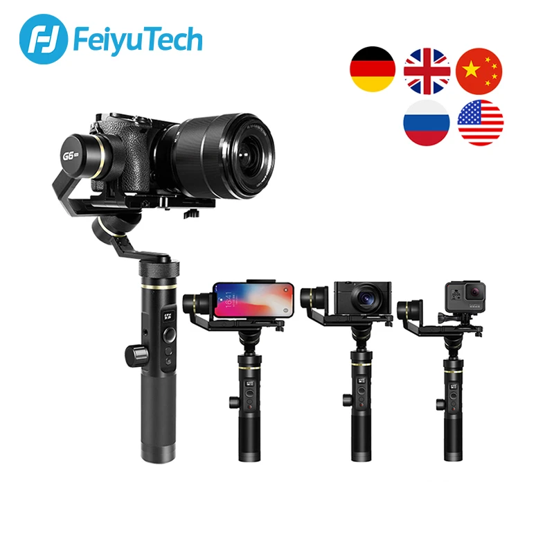 本店は Feiyu Tech G6 Plus 3軸カメラスタビライザー 生活防水機能