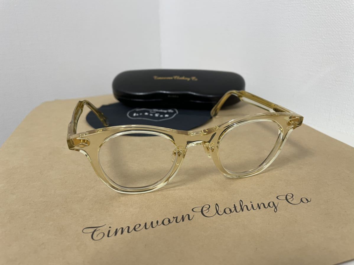 単品購入可 アットラスト 白山眼鏡店 TIMEWORN ボストン サングラス