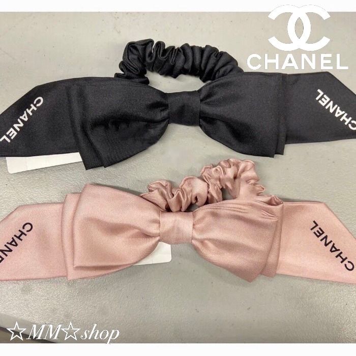 とてもレア】 CHANEL 新品 リボンシュシュ ヘアアクセサリー シャネル