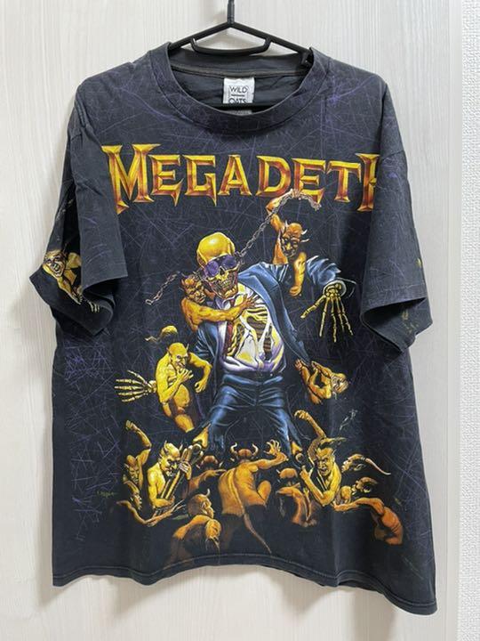 新入荷 流行 90s MEGA DETH キャップ 美品 メガデス adnd.in