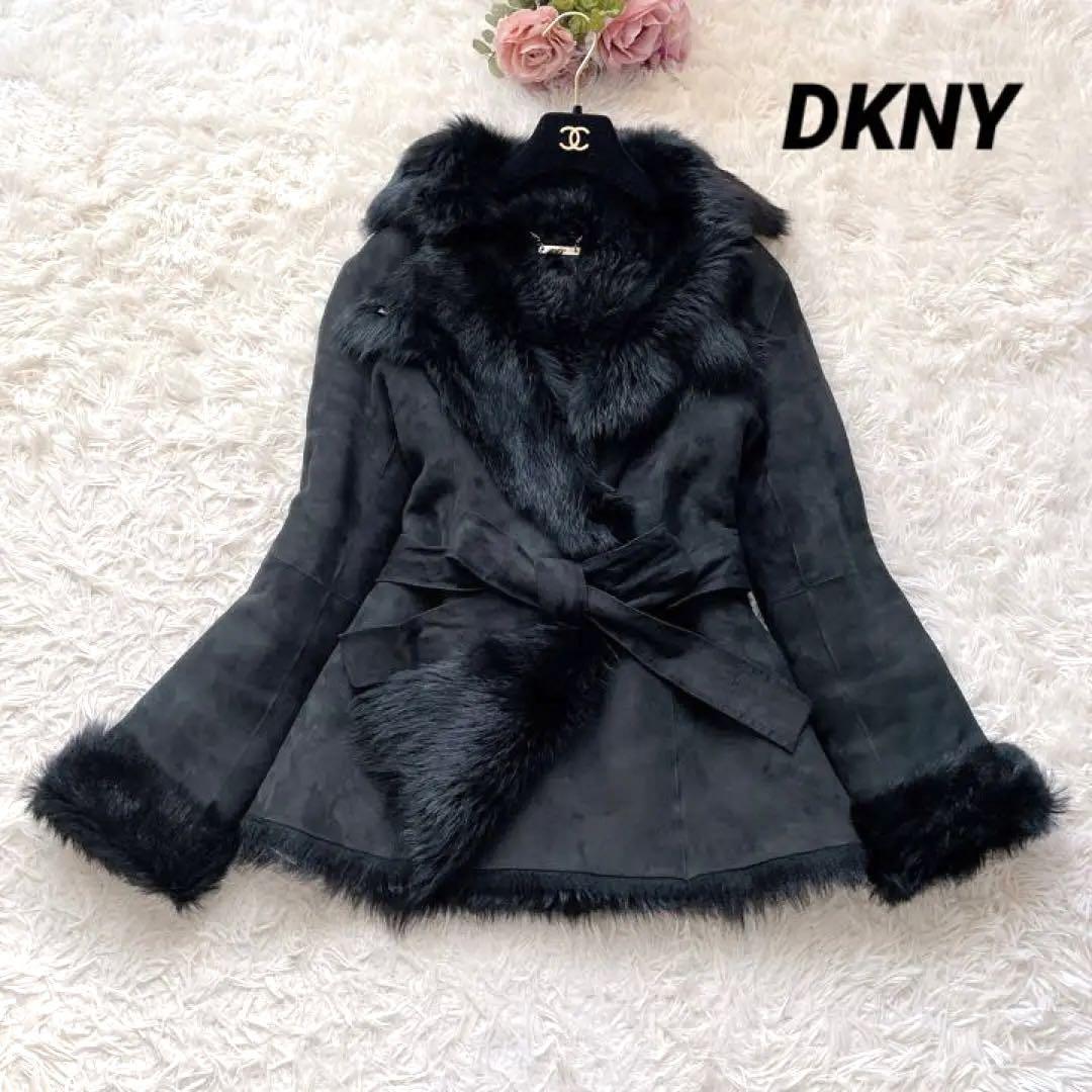 お買い得 DKNY ダナキャランニューヨーク 羊革 コート