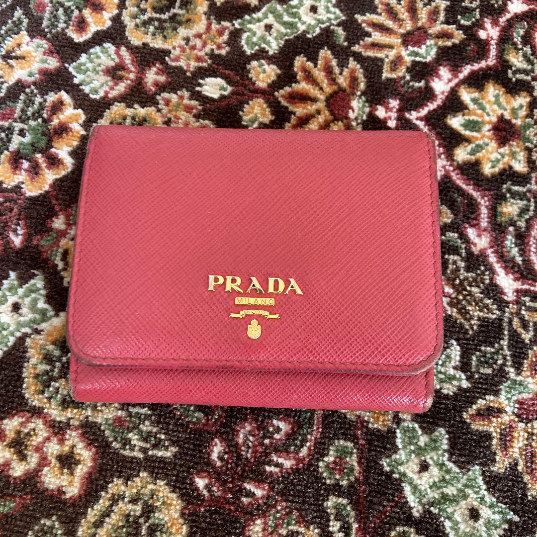 美品】PRADA☆鑑定済☆ VITELLO MOVE 1ML225 ピンク | www