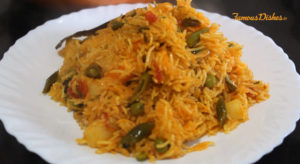 Serve it hot Masala Pulao recipe @ famousdishes