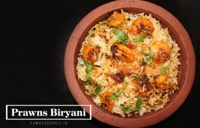 recipe of prawns biryani in pan