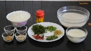 Ingredients for Curd Rice Recipe from FamousDishes