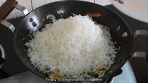 Instruction for Chicken Fried Rice Recipe from FamousDishes