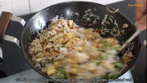Instruction for Chicken Fried Rice Recipe from FamousDishes