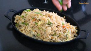 Instruction for Chicken Fried Rice Recipe from FamousDishes