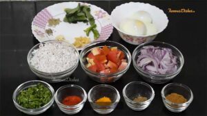 Ingredients for Egg Curry Recipe from FamousDishes