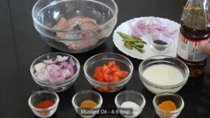Ingredients for Bengali Fish Curry Recipe recipe from FamousDishes