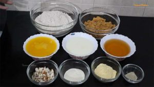 Ingredients for Churma Ladoo recipe from FamousDishes