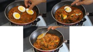 Instruction for Egg Masala Roast Recipe from FamousDishes