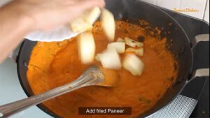 Instruction for Paneer Butter Masala recipe from FamousDishes