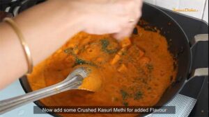 Instruction for Paneer Butter Masala recipe from FamousDishes