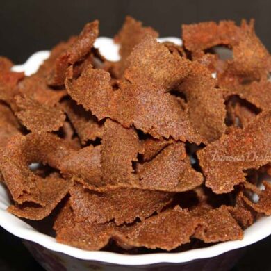 Ragi Chips Recipe from FamousDishes