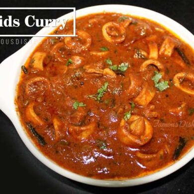 Squids Curry Recipe Mangalorean Style from FamousDishes