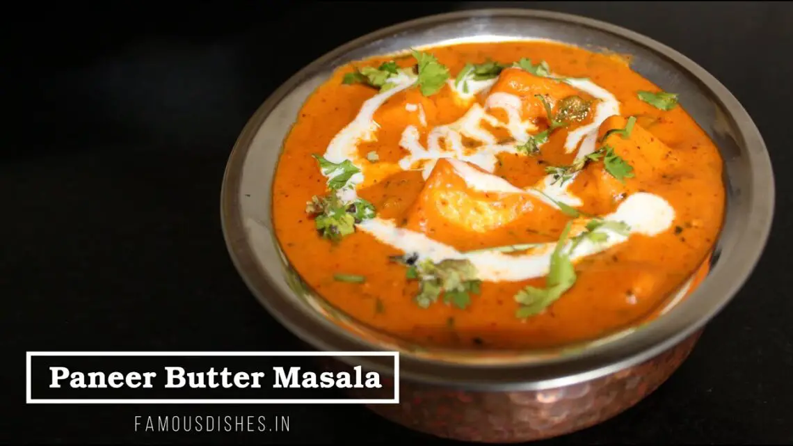 paneer butter masala recipe image in a kadai