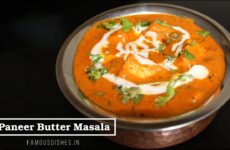 paneer butter masala recipe image in a kadai