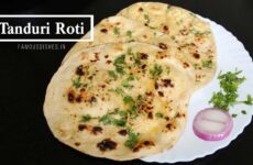 Tandoori Roti recipe image in plate