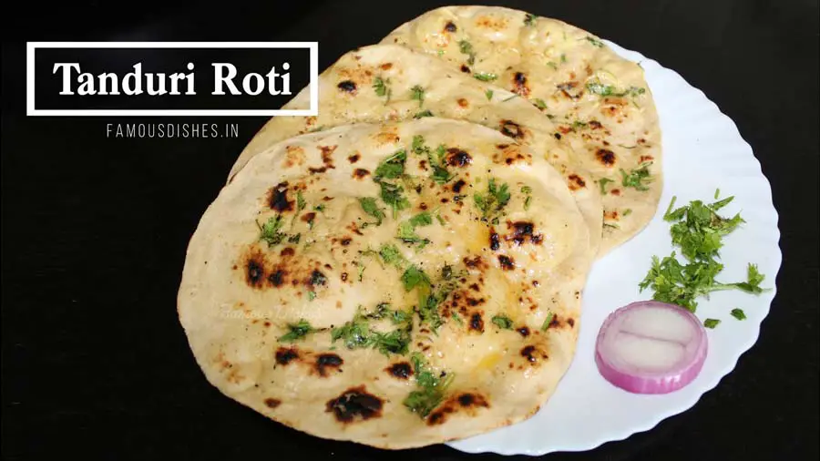 Tandoori Roti recipe image in plate