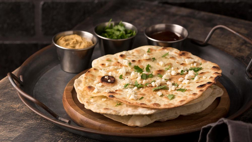 roti tandoori recipe in a plate