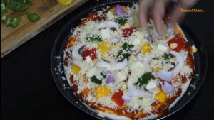 Veg Pizza Recipe by famousdishes.in