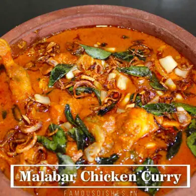 Malabar Style Kerala Chicken Curry Recipe image in-a kadai