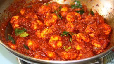 Prawns Ghee Roast recipe in kadhi