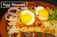 egg biryani recipe in a kadai