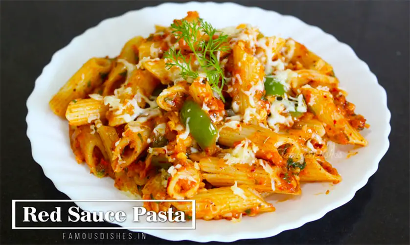 Red sauce Pasta Recipe image