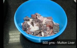 Mutton Liver Fry instruction
