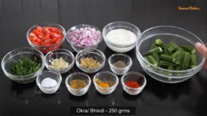 Bhindi Masala Recipe ingredients