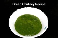 Recipe Green Chutney image in a white bowl