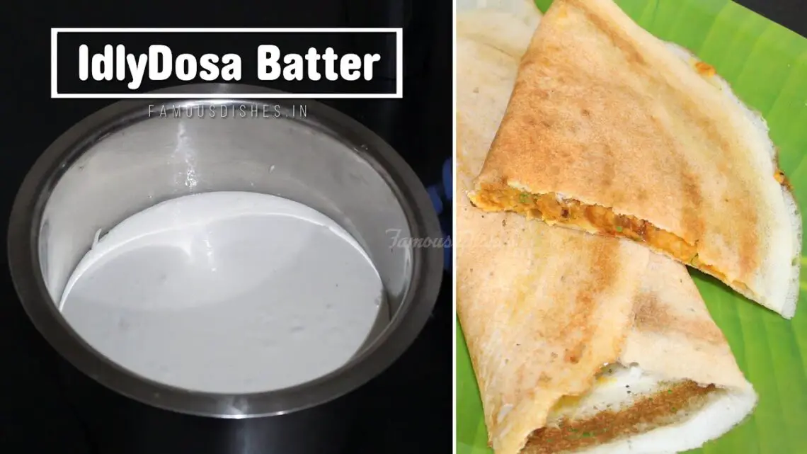 recipe dosa batter image