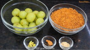 Amla Murabba ingredients