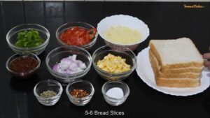 Bread pizza ingredients