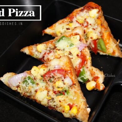 bread recipe pizza in a plate