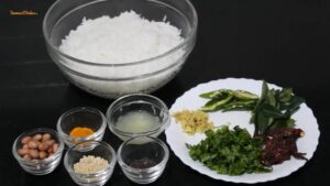 lemon rice recipe ingredients image