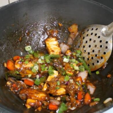 paneer chilly recipe in kadhai