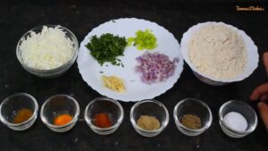 recipe for paneer paratha ingredients