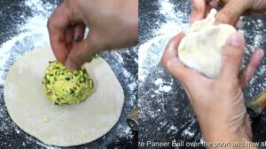 recipe for paneer paratha instruction 11
