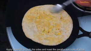 recipe for paneer paratha instruction 17