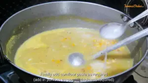 sweet corn soup instruction 13