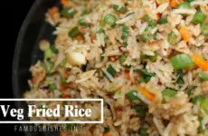 veg fried rice recipe image