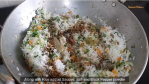 veg fried rice recipe instruction 12
