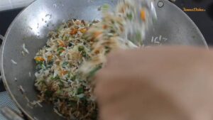 veg fried rice recipe instruction 13