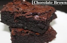 a chocolate brownie recipe image