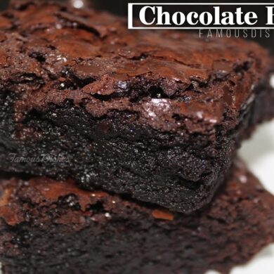 a chocolate brownie recipe image