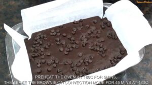 a chocolate brownie recipe instruction 11